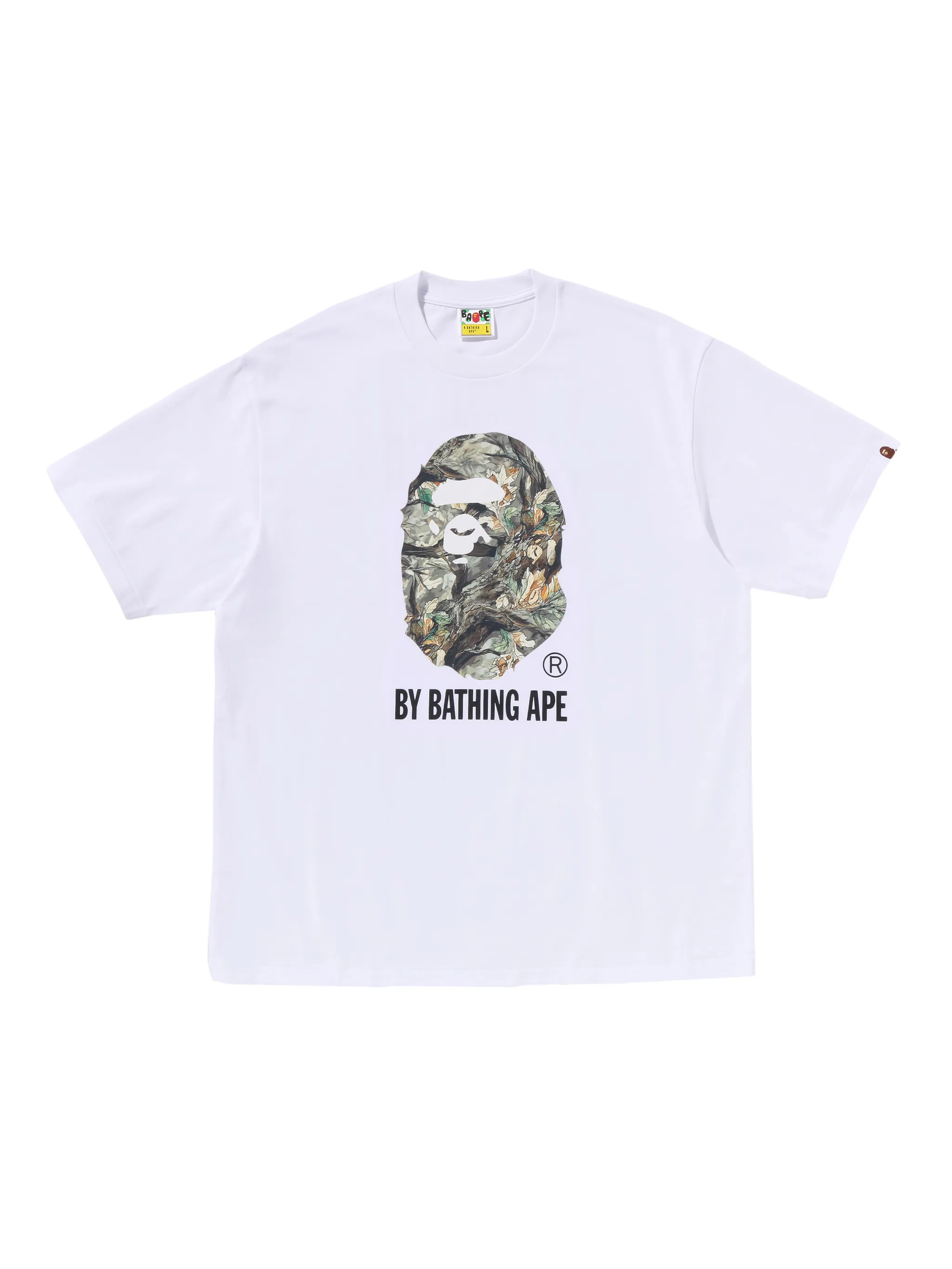 

Футболка с камуфляжным принтом A Bathing Ape, белый