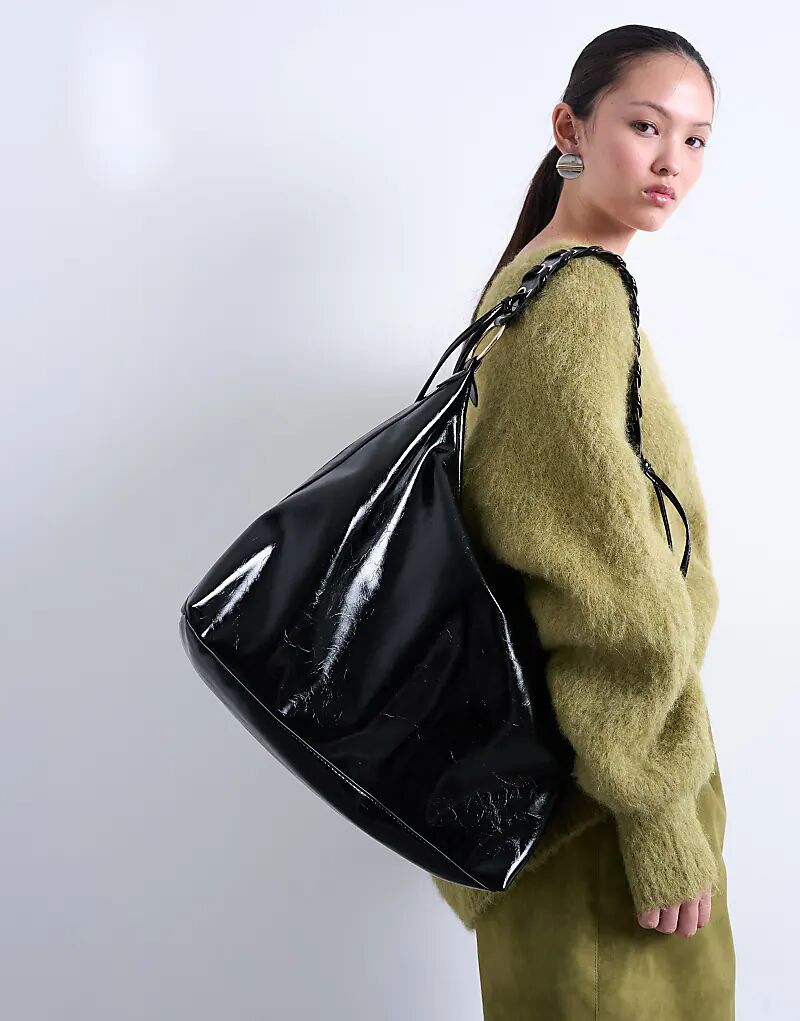 

Сумка-шоппер Tatum Whipstitch черного цвета