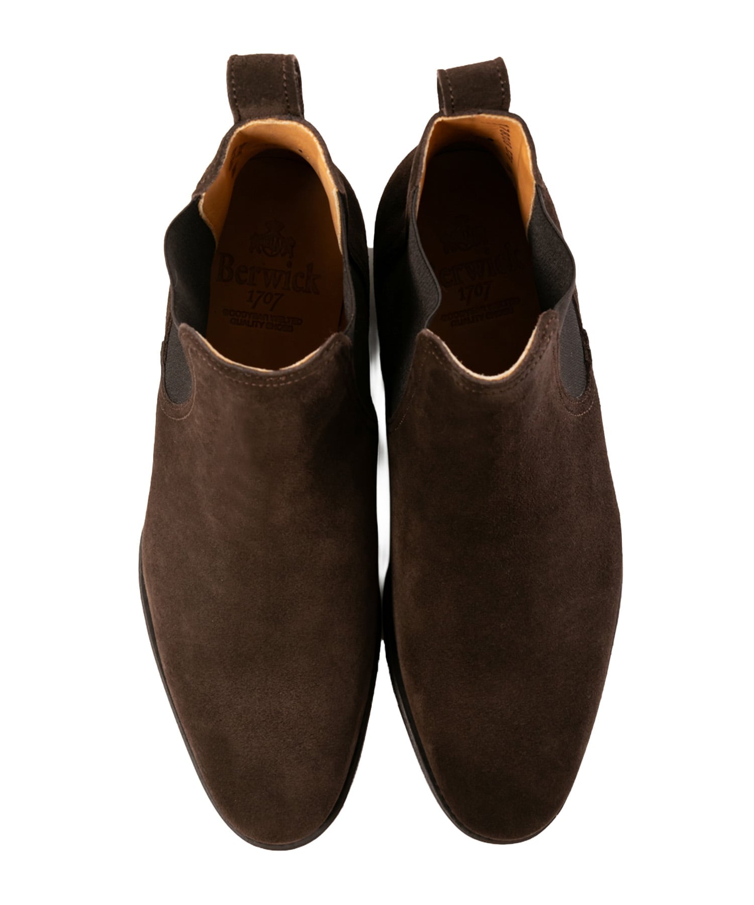 Ботинки с боковой вставкой Berwick1707, Dark Brown — фото 4