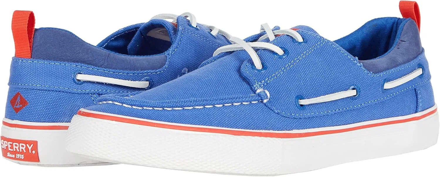 Мужские лодочные туфли Sperry Bahama с тремя люверсами, Blue — фото 2