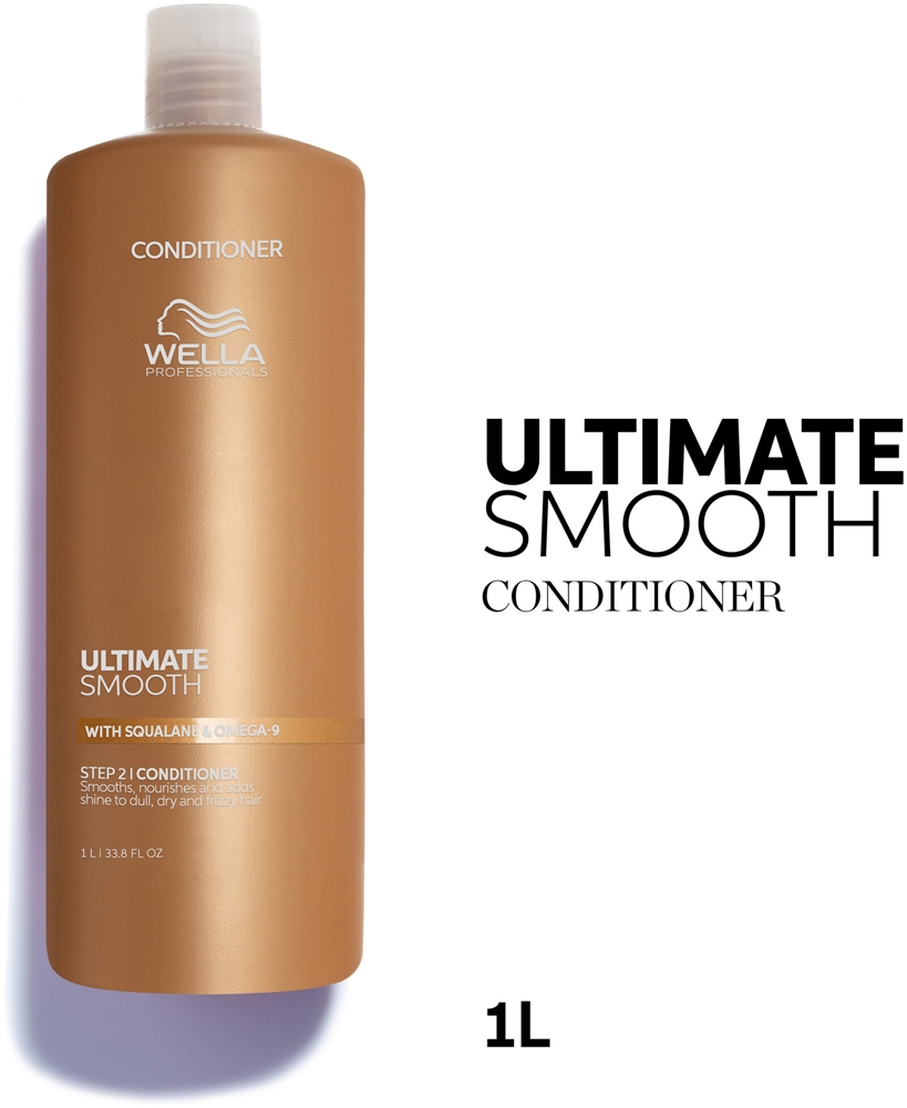 Кондиционер Ultimate Smooth, питательный кондиционер для блеска и мягкости волос Wella Professionals, 1000 мл — фото 2