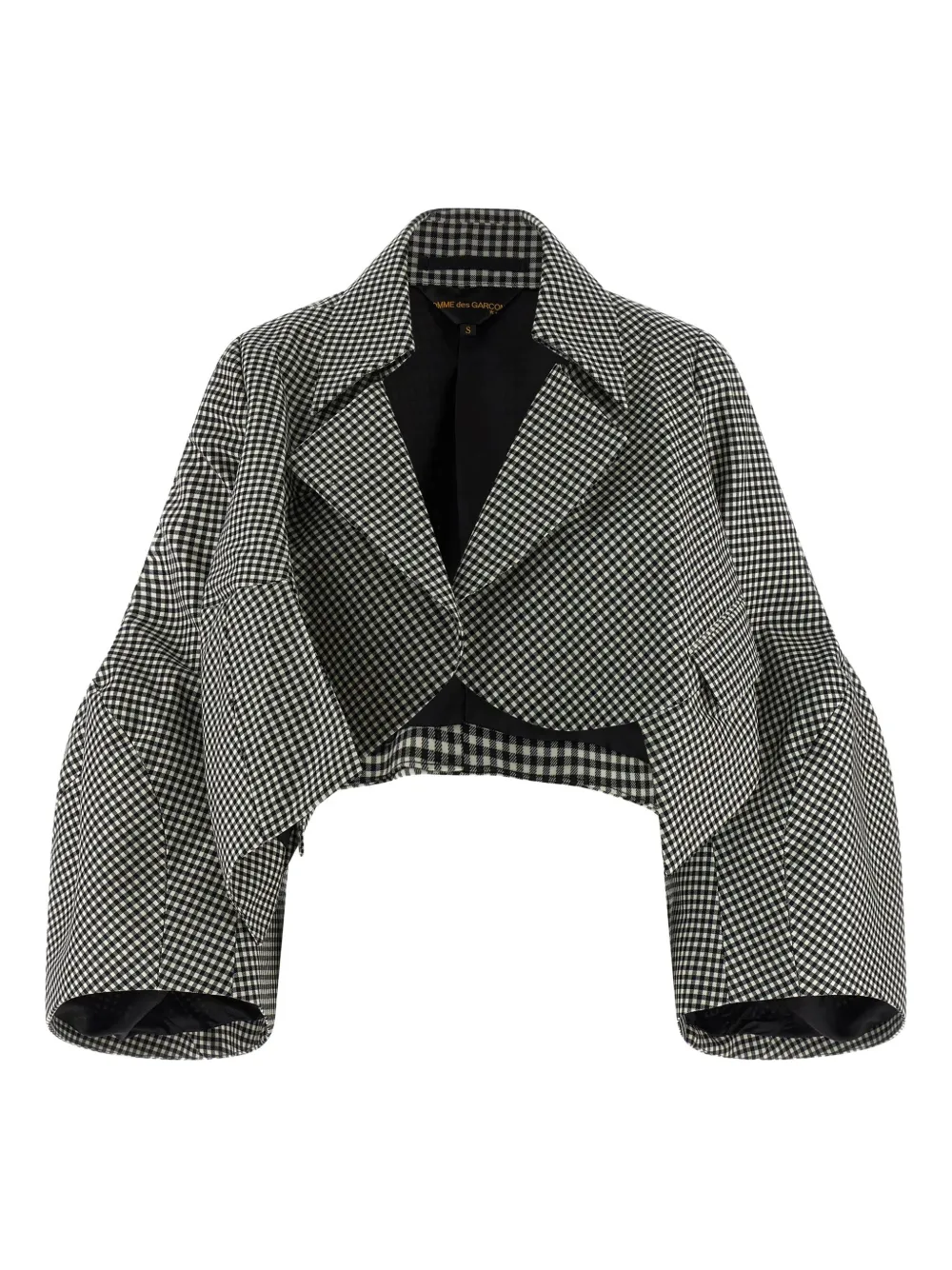 

Кардиган в клетку виши COMME DES GARCONS, черный