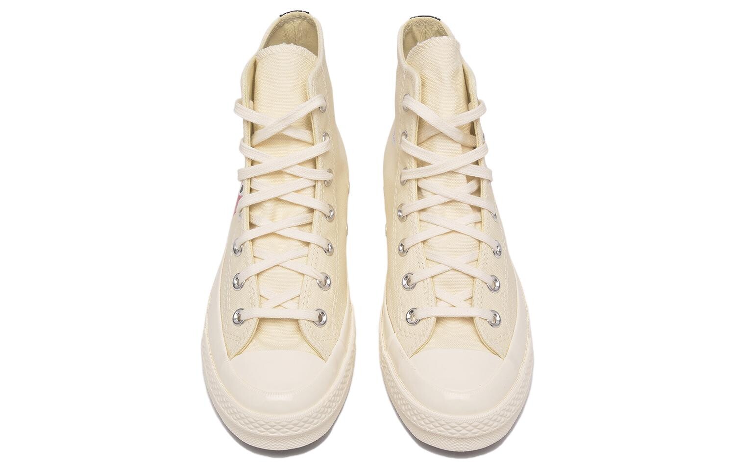 Кроссовки CDG Skateboarding Shoes Men High-top Beige, бежевый — фото 2