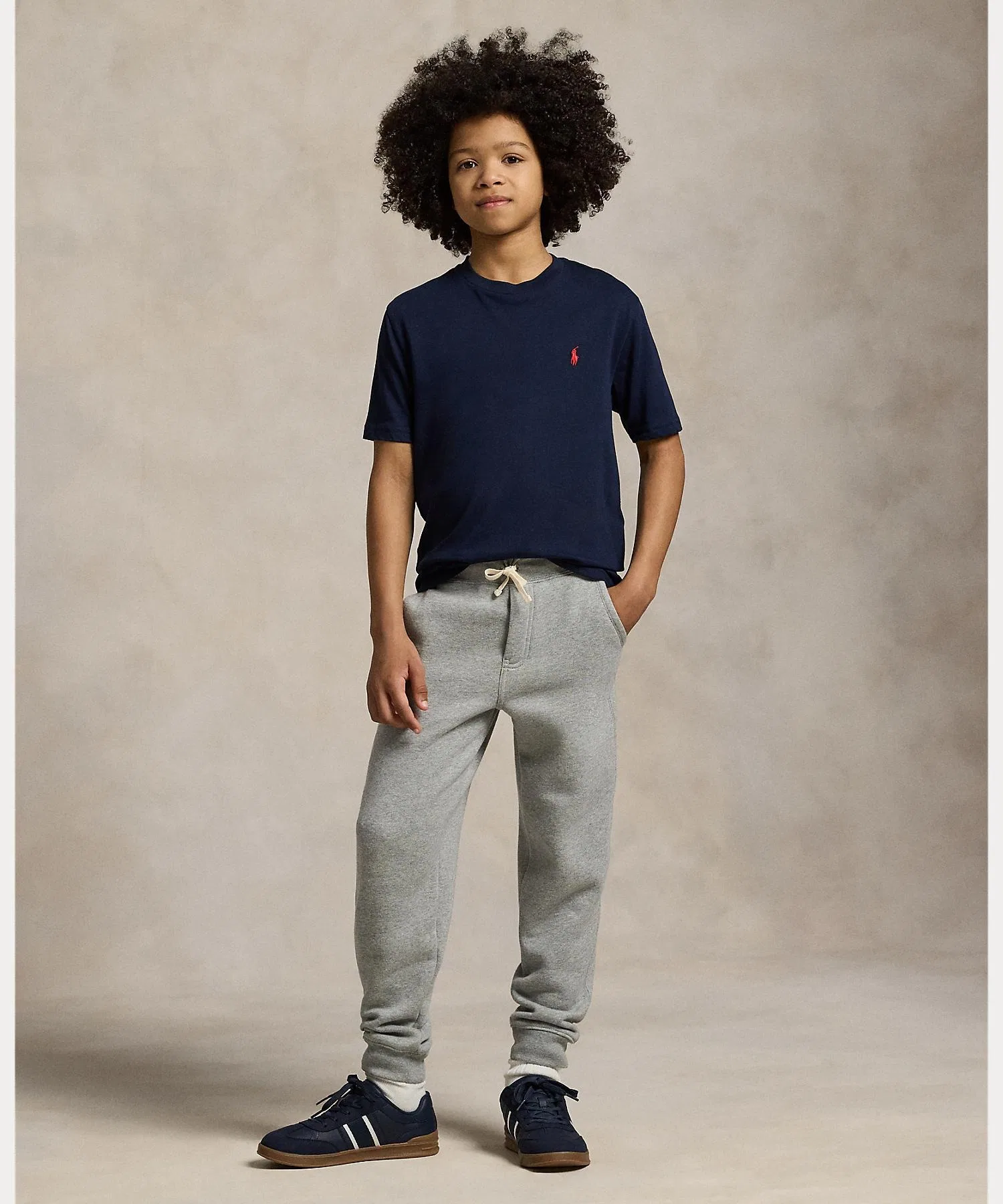 Детская футболка POLO RALPH LAUREN CHILDRENSWEAR Cotton Jersey Crew Neck — фото 4