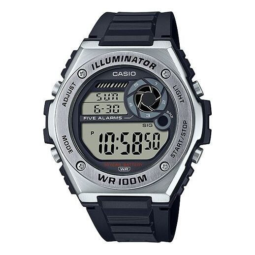 

Часы CASIO Quartz Waterproof Sports Mens Black Digital, черный
