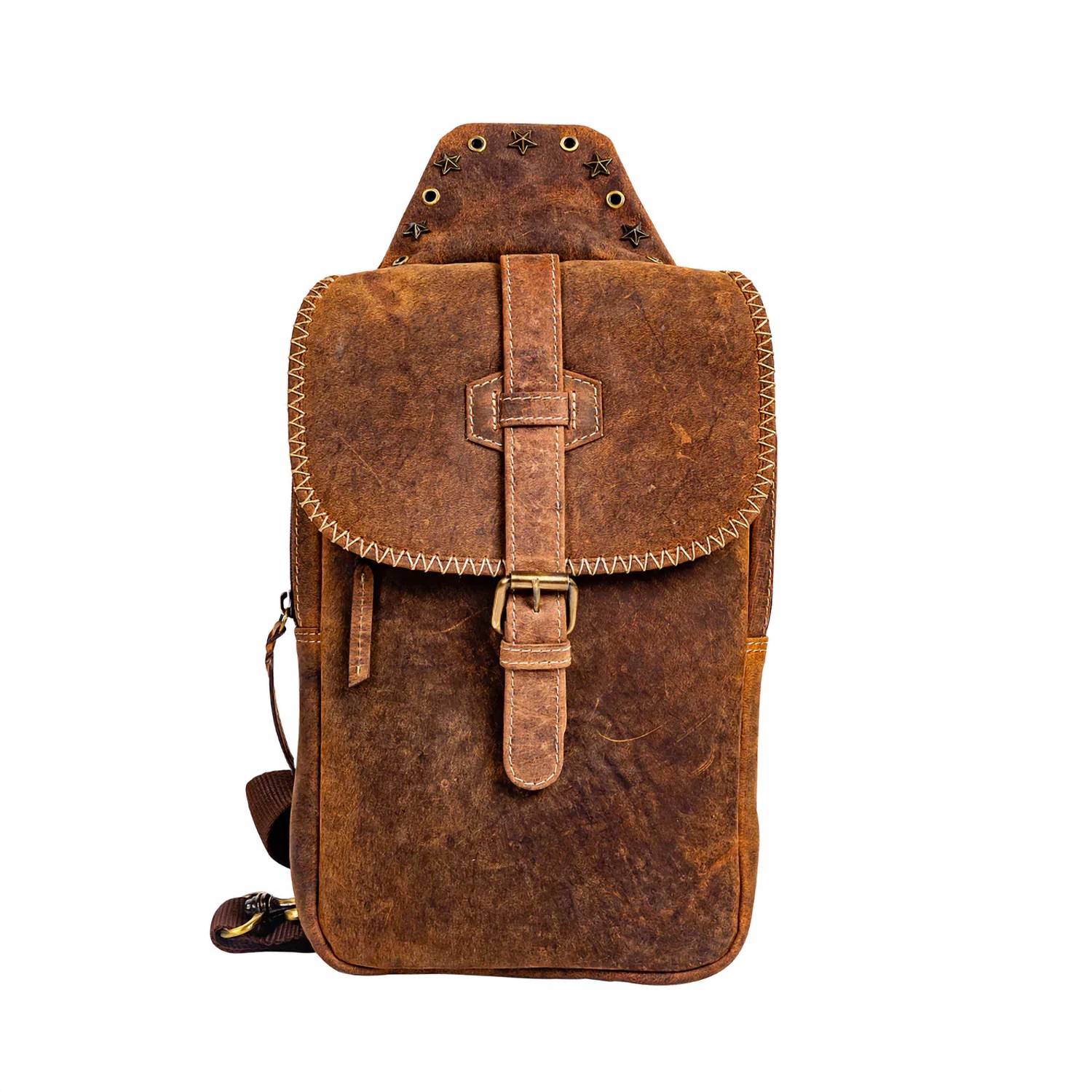 

Сумка-пояс Chatman Hill в глубоком карамельном оттенке из меховой кожи Myra, Deep Caramel Hair-On Hide
