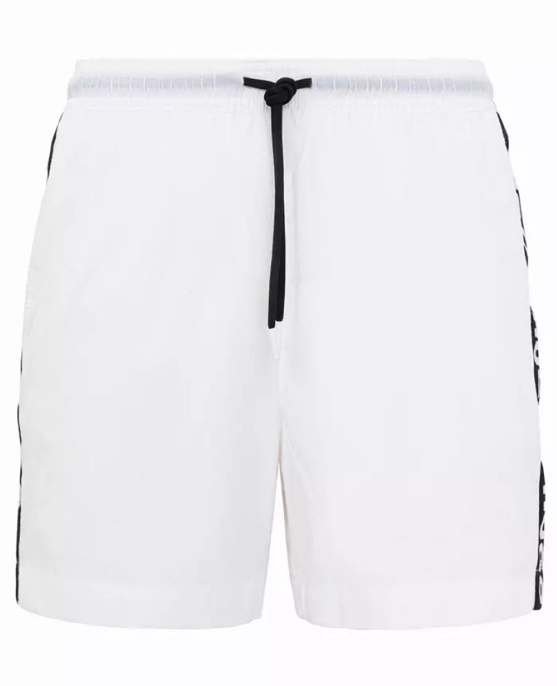 

Плавки-шорты Hugo Men's Fab Logo Taping, белые Hugo Boss