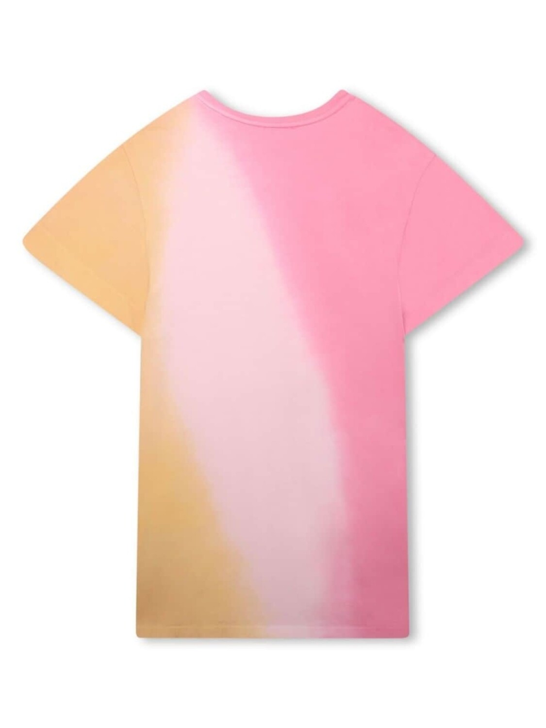 Chloé Kids платье из органического хлопка с логотипом, розовый — фото 2
