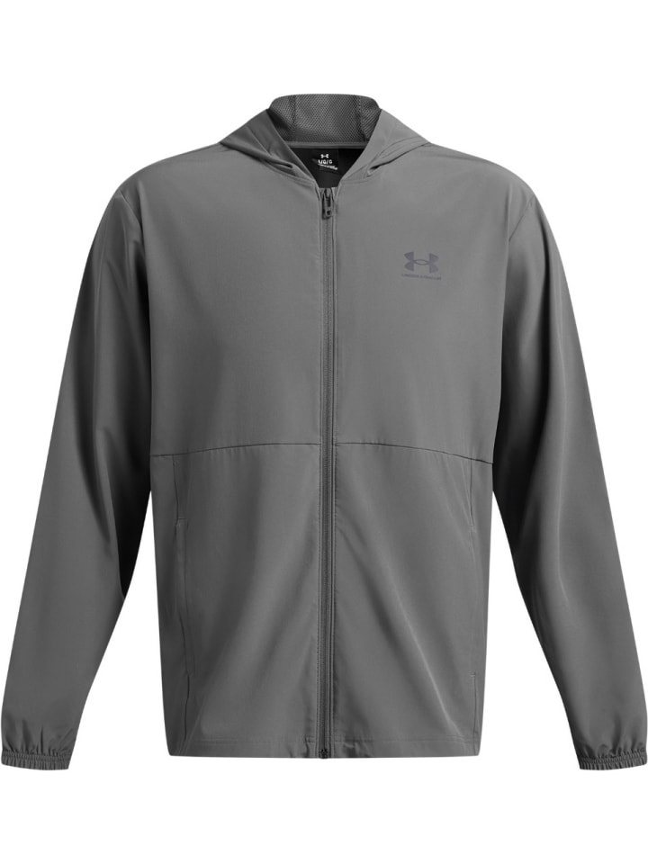 

Куртка Ua Vibe Woven Windbreaker Under Armour, серый