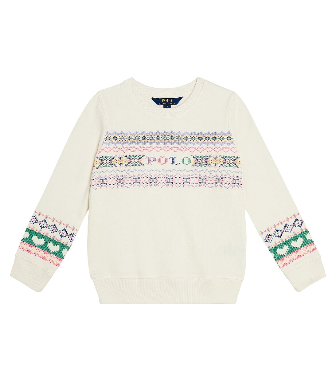 

Толстовка из хлопкового джерси Polo Ralph Lauren Kids, белый