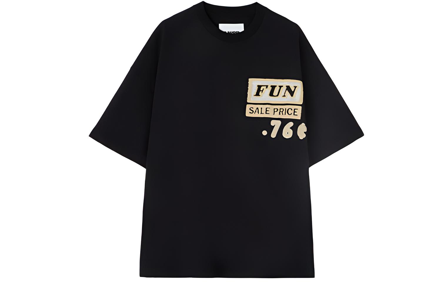 

Футболка мужская черная SS22 JIL SANDER