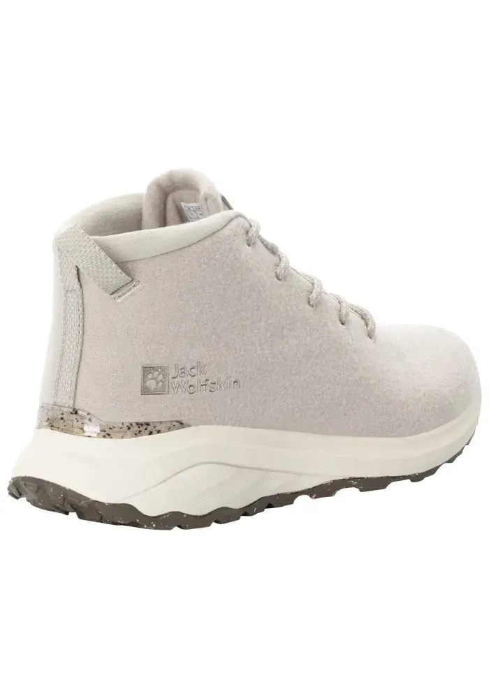 Туфли на шнуровке Jack Wolfskin "CAMPFIRE WOOL MID W", серый — фото 4