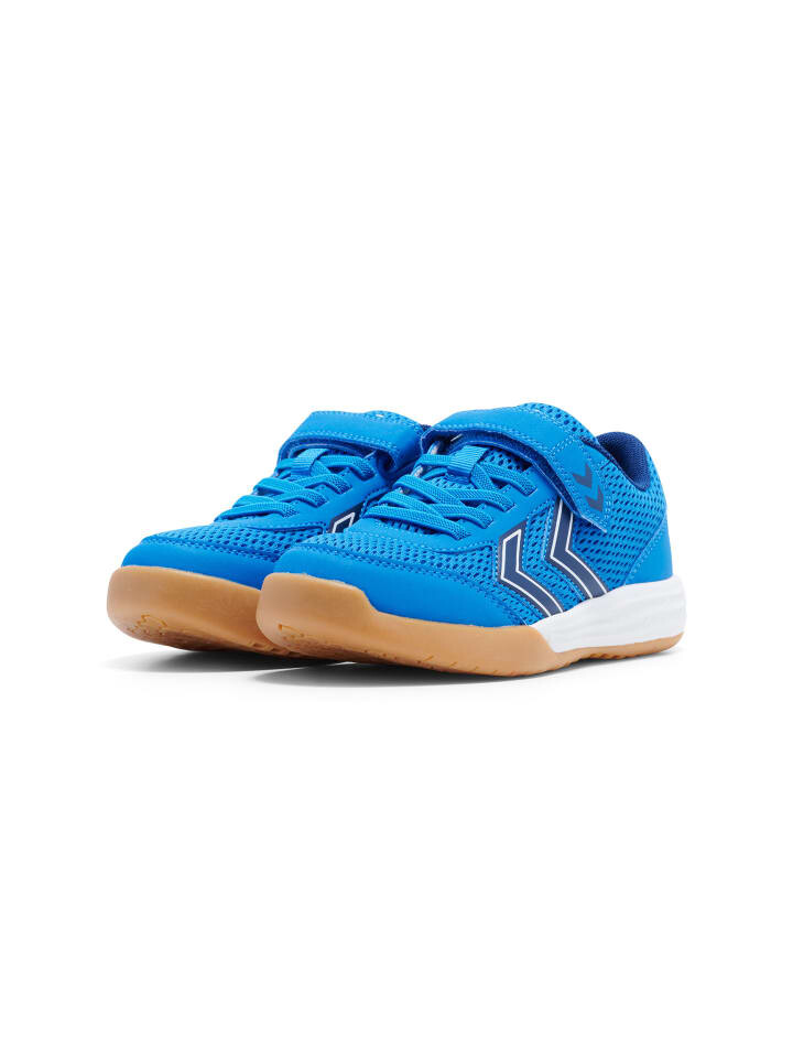 Низкие кроссовки Hummel Klettverschluss Low Multiplay Flex Handball Kinder, цвет blue/white — фото 4