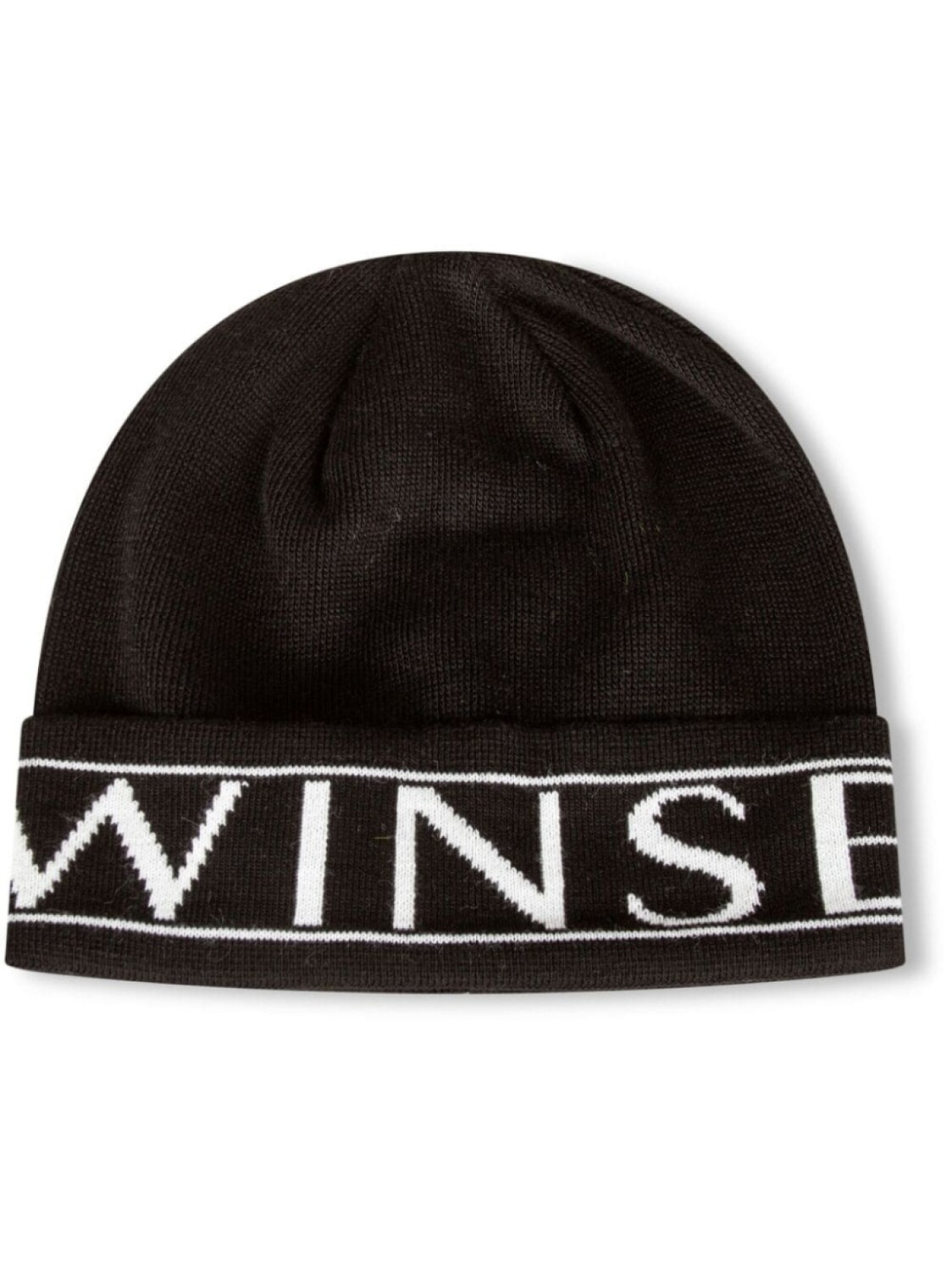 

Шапка с вышитым логотипом TWINSET, черный