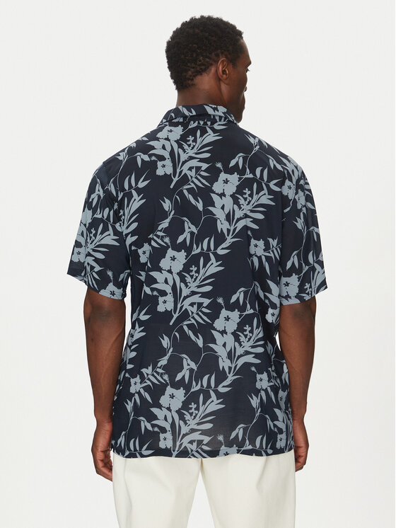 Рубашка обычного кроя Bowling Shirt Print UM0UM03227 Tommy Hilfiger, синий — фото 3