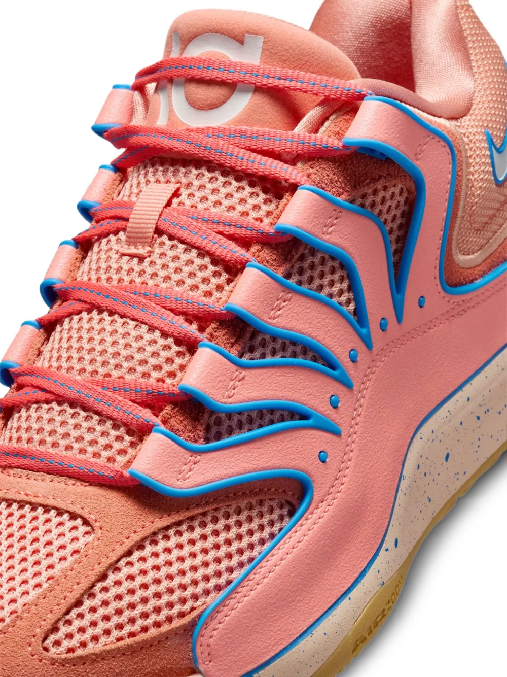 Кроссовки KD 18 Atomic Pink / Light Wild Mango Nike, розовый — фото 2