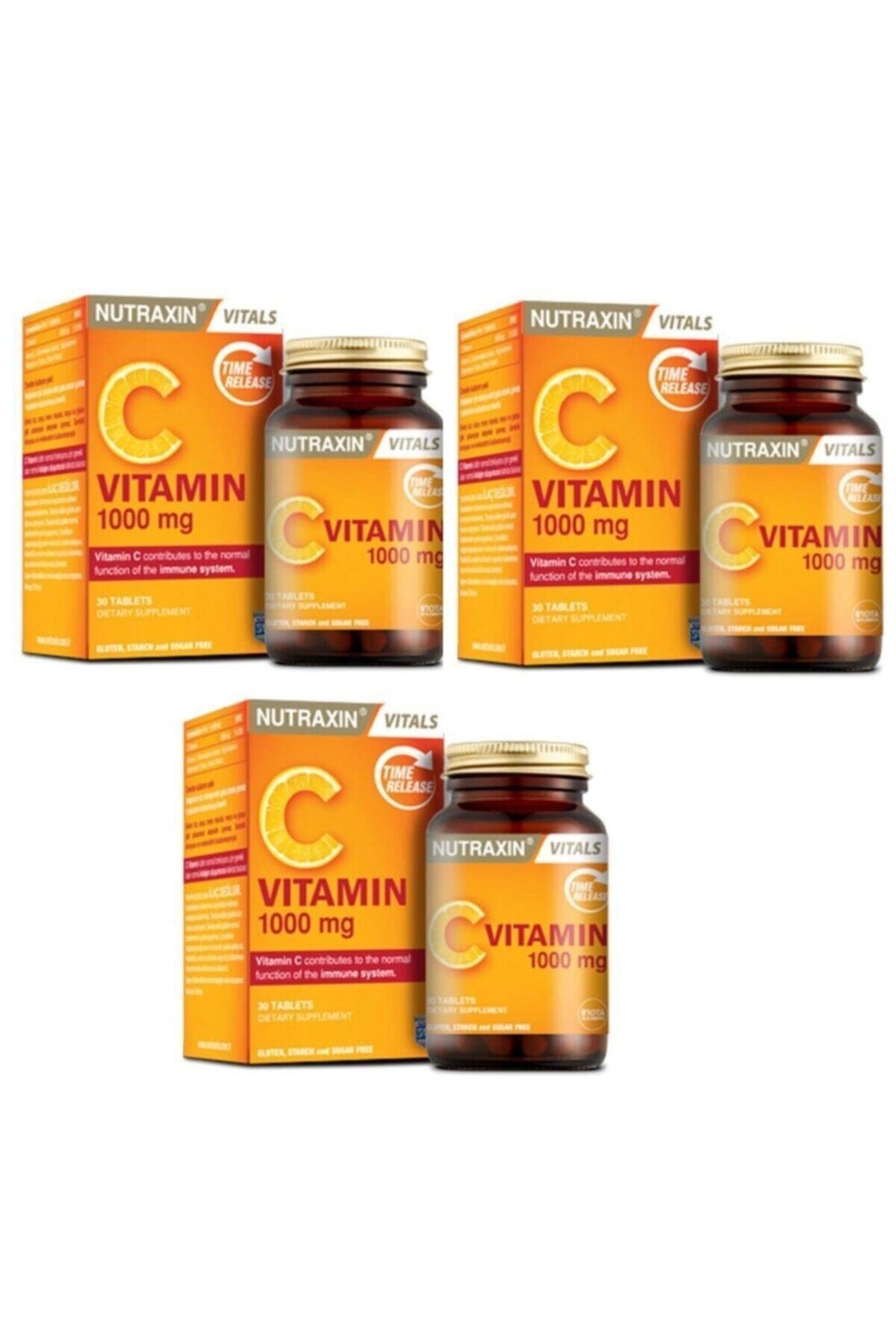

Nutraxin Витамин С 1000 мг 30 таблеток X 3