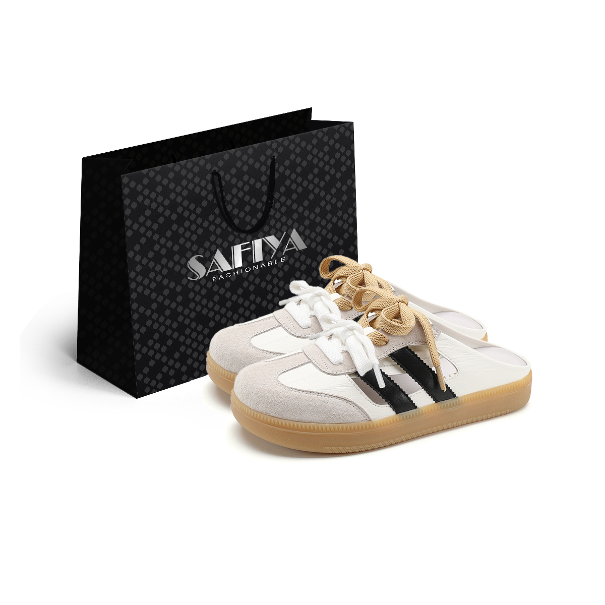 Сандалии с закрытым носком женские SAFIYA, Beige/Black