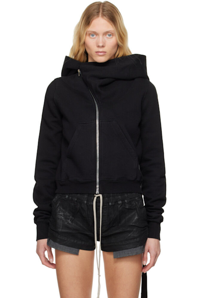 

Черная толстовка с капюшоном Hollywood Mountain Rick Owens DRKSHDW