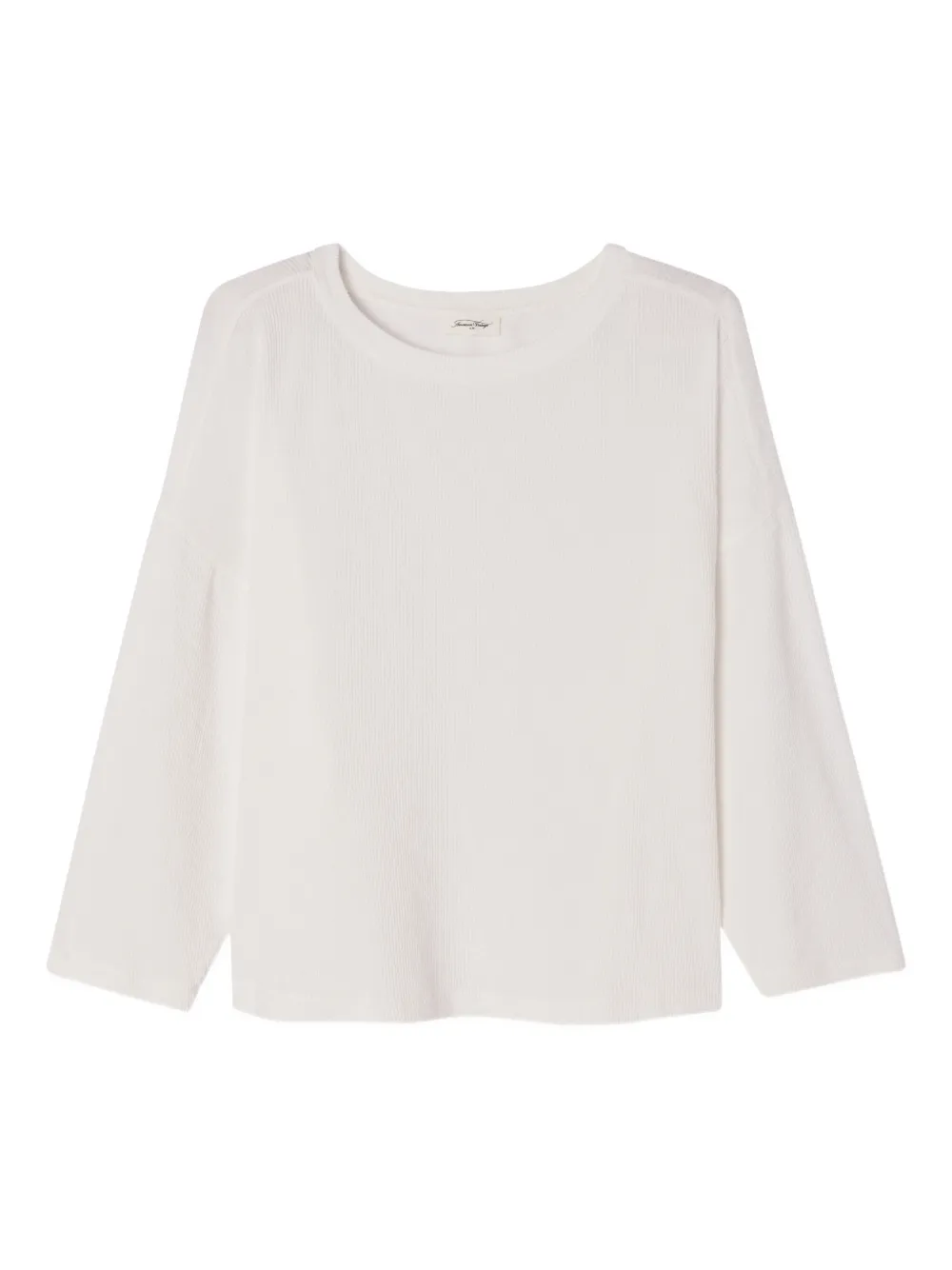 

Рифленая футболка Yruki American Vintage, белый