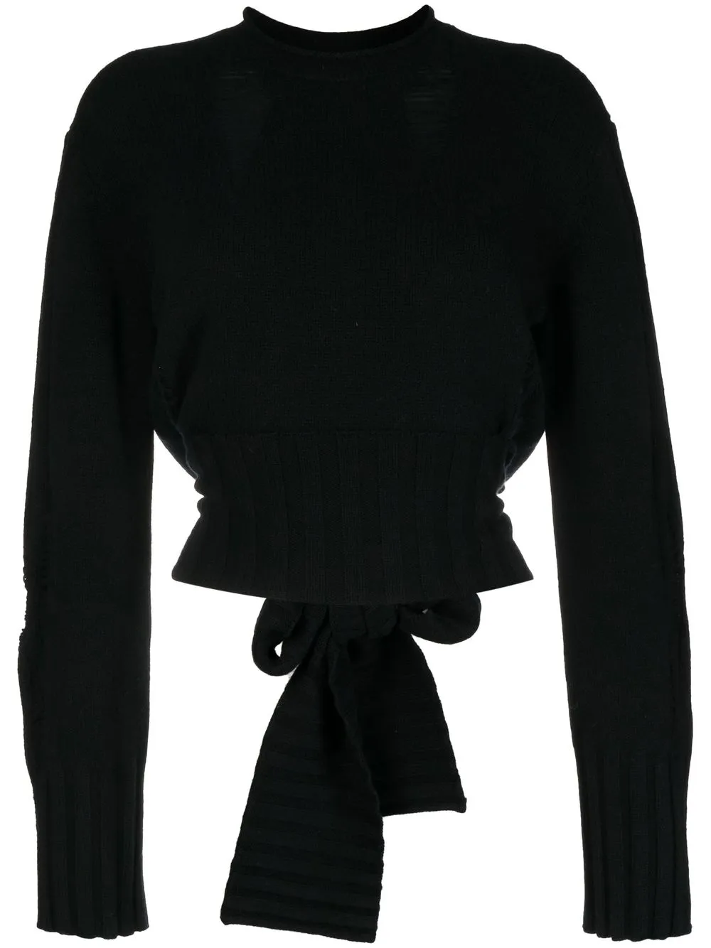 

Джемпер с эффектом потертости Dion Lee, черный