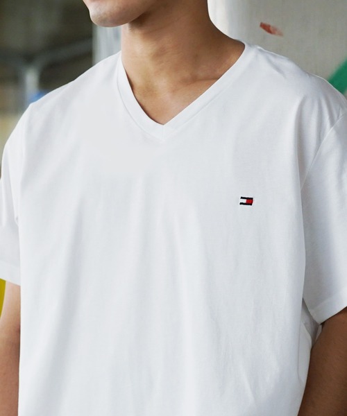 

Футболка с коротким рукавом, ручной работы TOMMY HILFIGER, белый