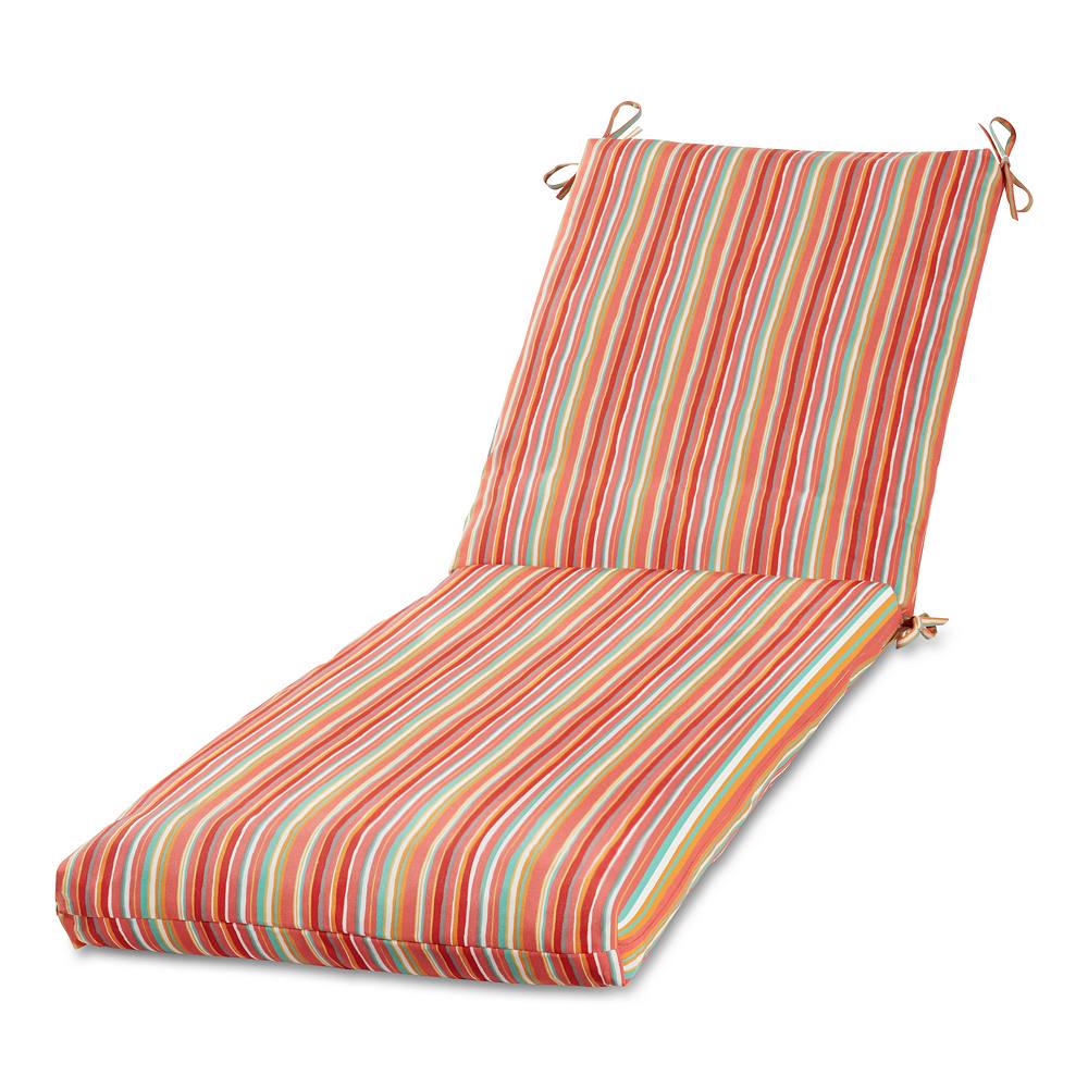 

Greendale Home Fashion Подушка для уличного шезлонга Greendale Home Fashions, цвет Watermelon Stripe