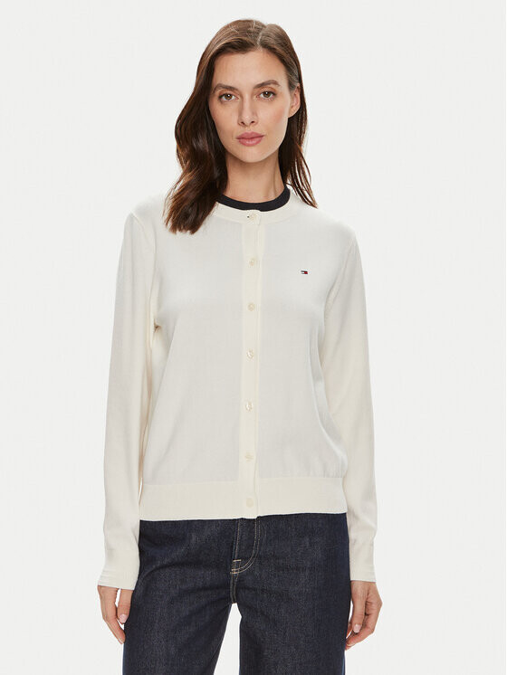 

Кардиган стандартного кроя Tommy Hilfiger, экрю
