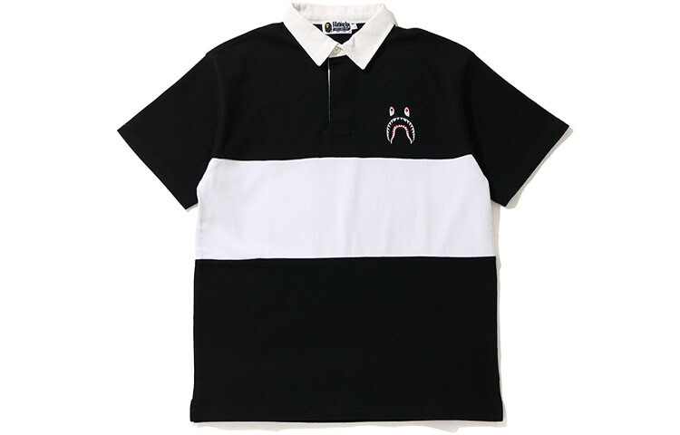 

Рубашка поло Shark Series для мужчин A Bathing Ape, фиолетовый