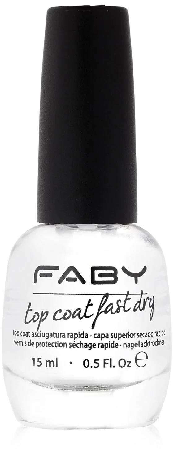 Быстросохнущее верхнее покрытие для ногтей «Fast Dry Nail Polish Top Coat» от FABY Faby