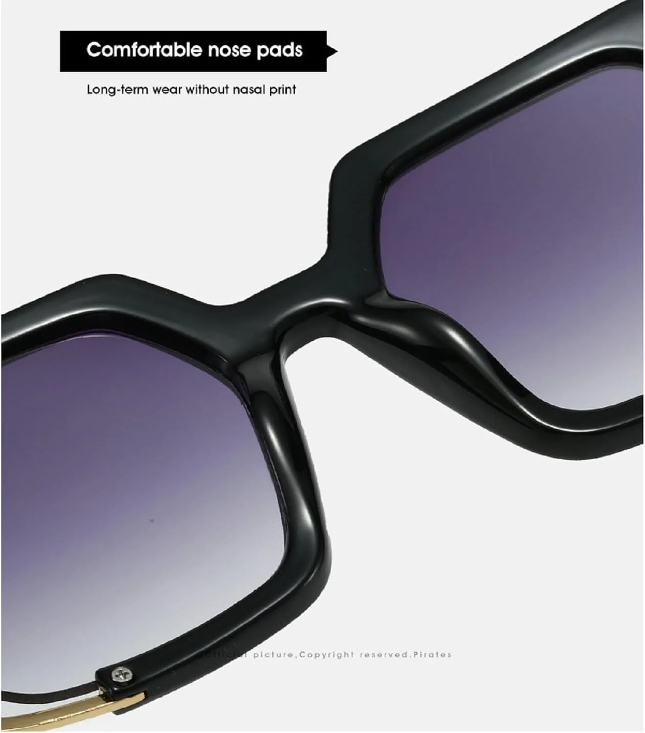 

Модные большие квадратные солнцезащитные очки для женщин с защитой от УФ-излучения UV400, в стиле ретро с заклепками, мужские солнцезащитные очки 5698 Melrose, Red