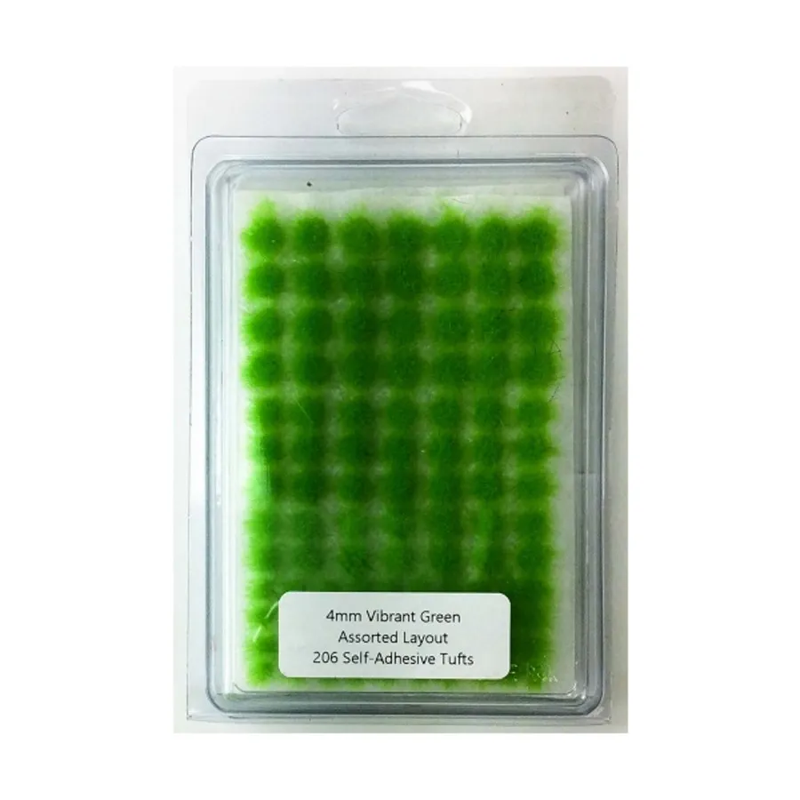 

Яркий зеленый цвет — разнообразная планировка, Short Self-Adhesive Tufts (4mm)