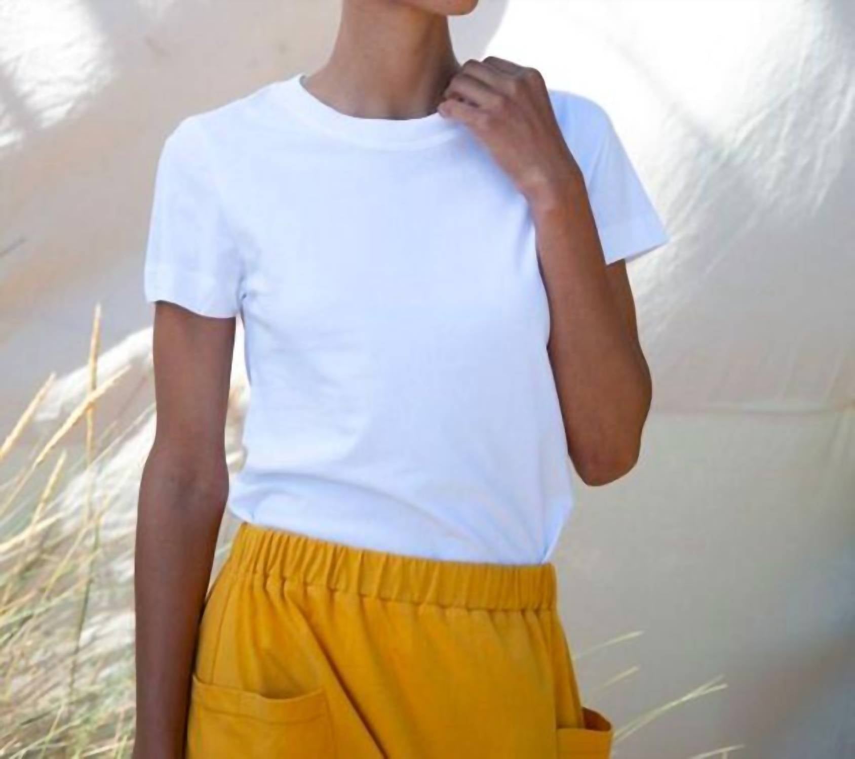 

Топ Maliah в белом цвете Beaumont Organic