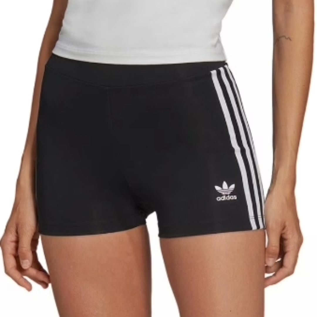 (WMNS) Шорты Adidas Adicolor Classics Traceable Shorts 'Black White' — фото 2
