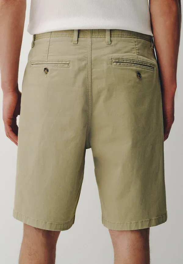 Шорты Next Regular fit garment dyed fatigue jort shorts, камень — фото 3