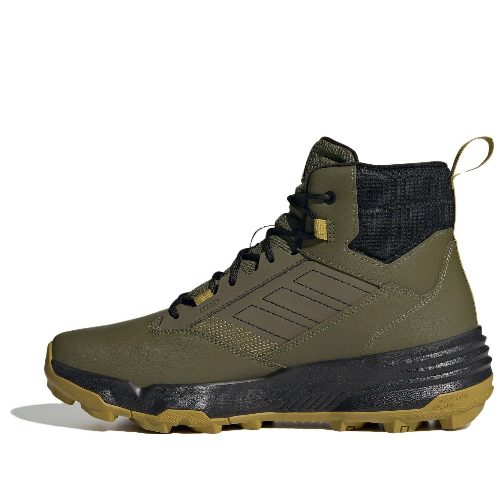 

Кроссовки adidas Terrex AX4 Mid Beta COLD.RDY 'Focus Olive Black ' IF4988, оливково-зеленый