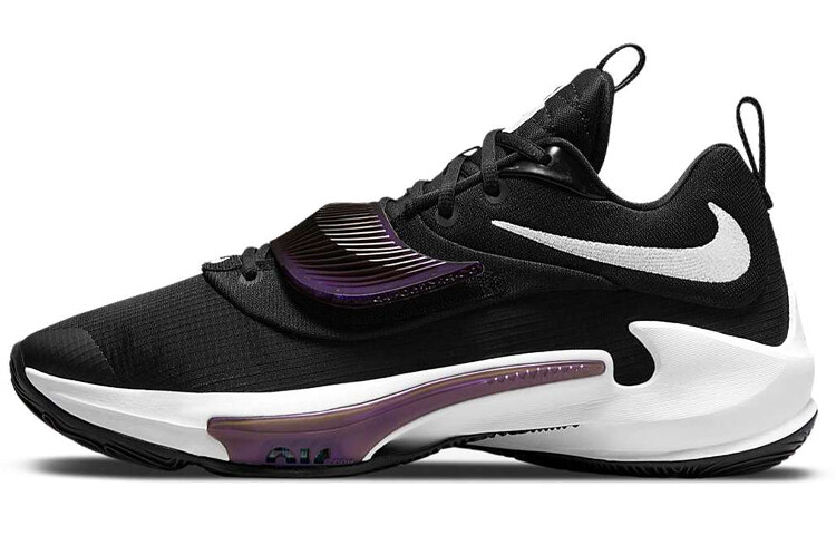 

Кроссовки Nike Zoom Freak 3 Project 34, черный/белый/фиолетовый