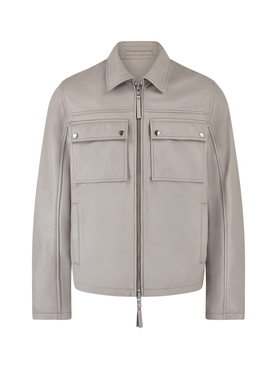 

Кожаная куртка Bolongaro Trevor Between-Season Jacket, серый