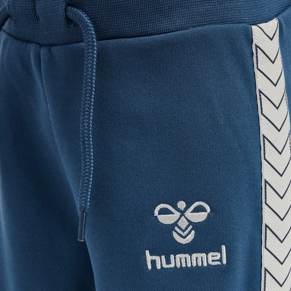 Спортивные штаны детские, синие, Hummel — фото 3