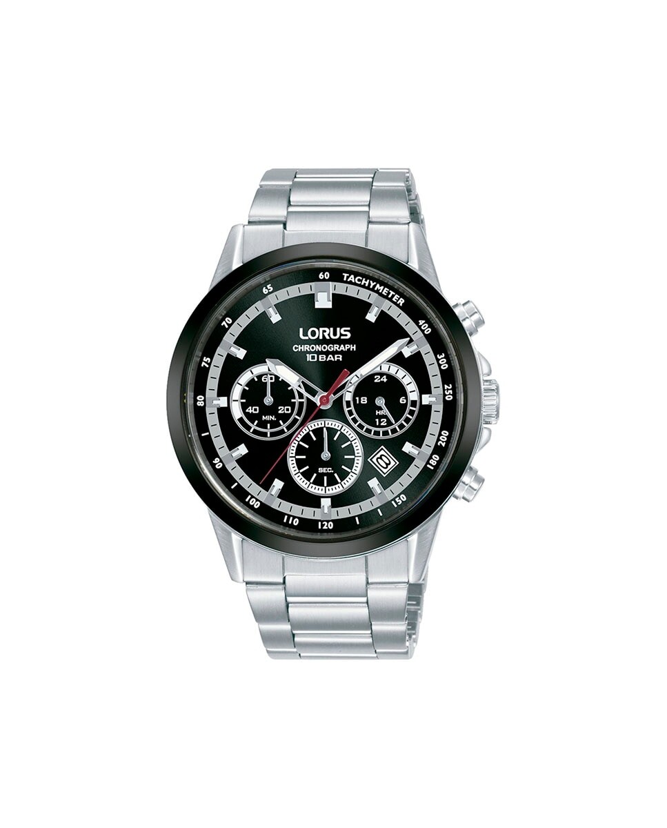 

Мужские часы Sport man RT397JX9 со стальным и серебряным ремешком Lorus, серебро