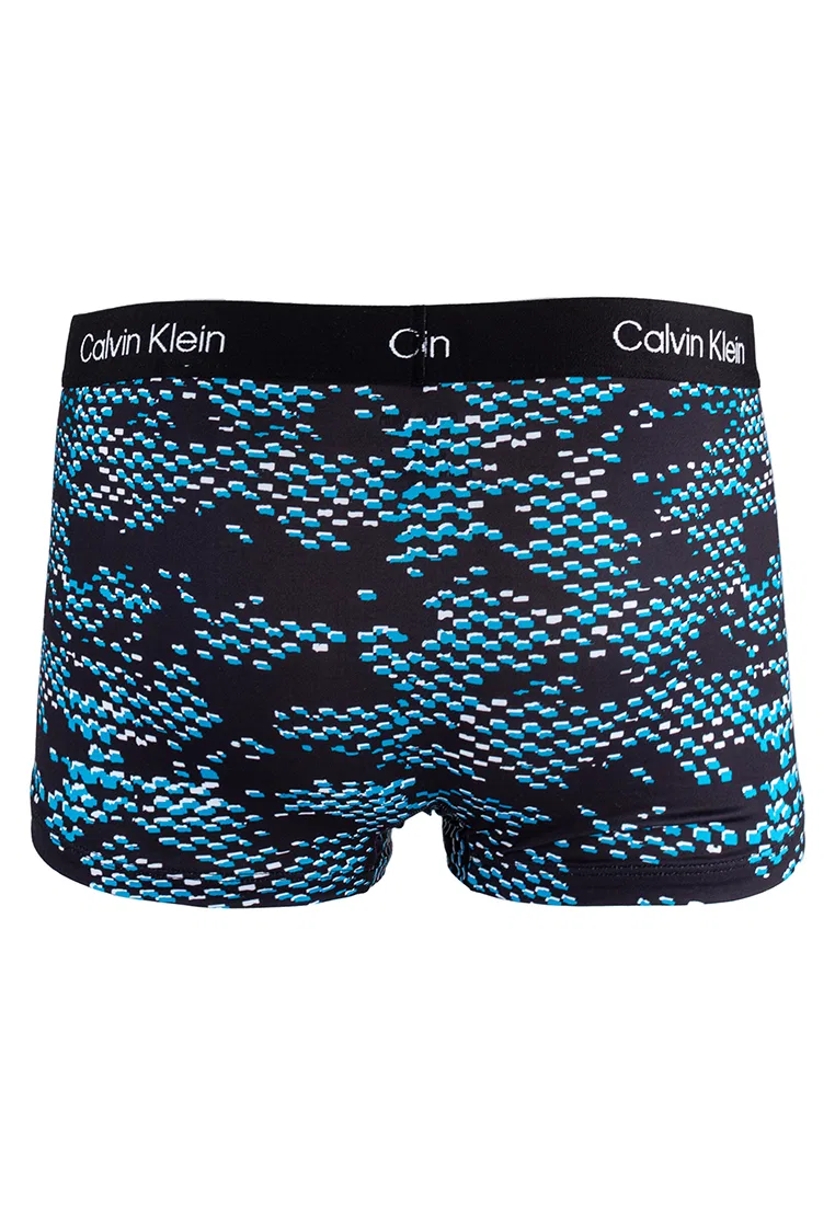 Трусы, низкая посадка, модель 1996 Micro Low Rise Trunk, Calvin Klein, черный/мультиколор — фото 2