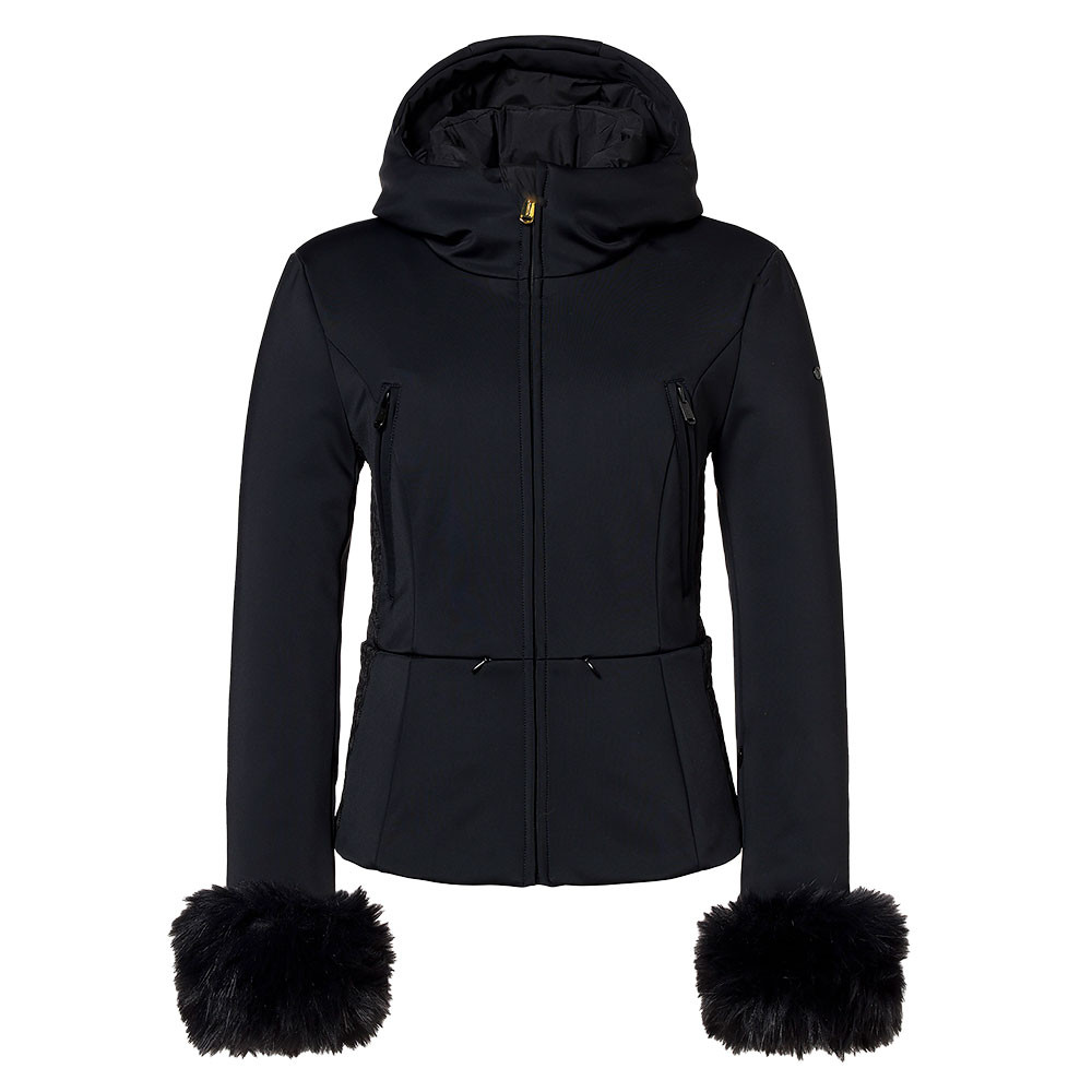 

Утепленная лыжная куртка Goldbergh Eleganza с искусственным мехом (женская), Black