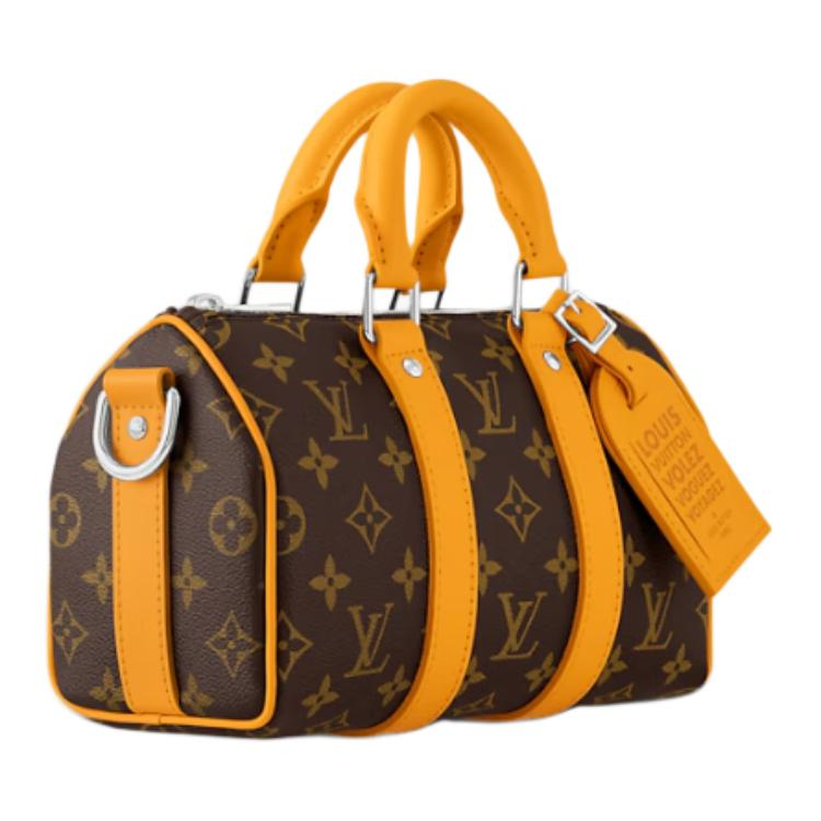 Сумка LOUIS VUITTON, желтый/коричневый — фото 3
