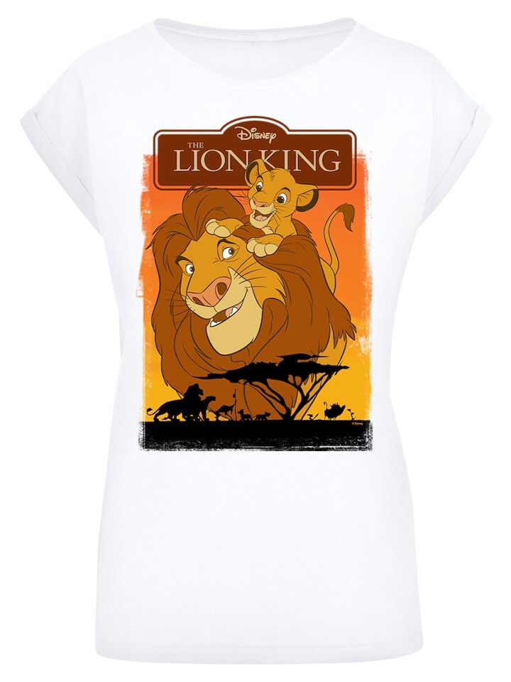 

Футболка F4NT4STIC König der Löwen Simba und Mufasa, белый