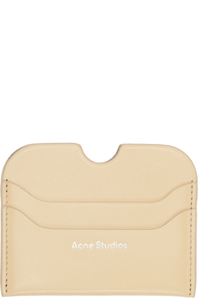 

Желтая кожаная визитница Acne Studios