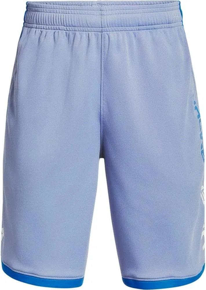 Детские шорты Under Armour Stunt 3.0, Washed Blue (420)/White