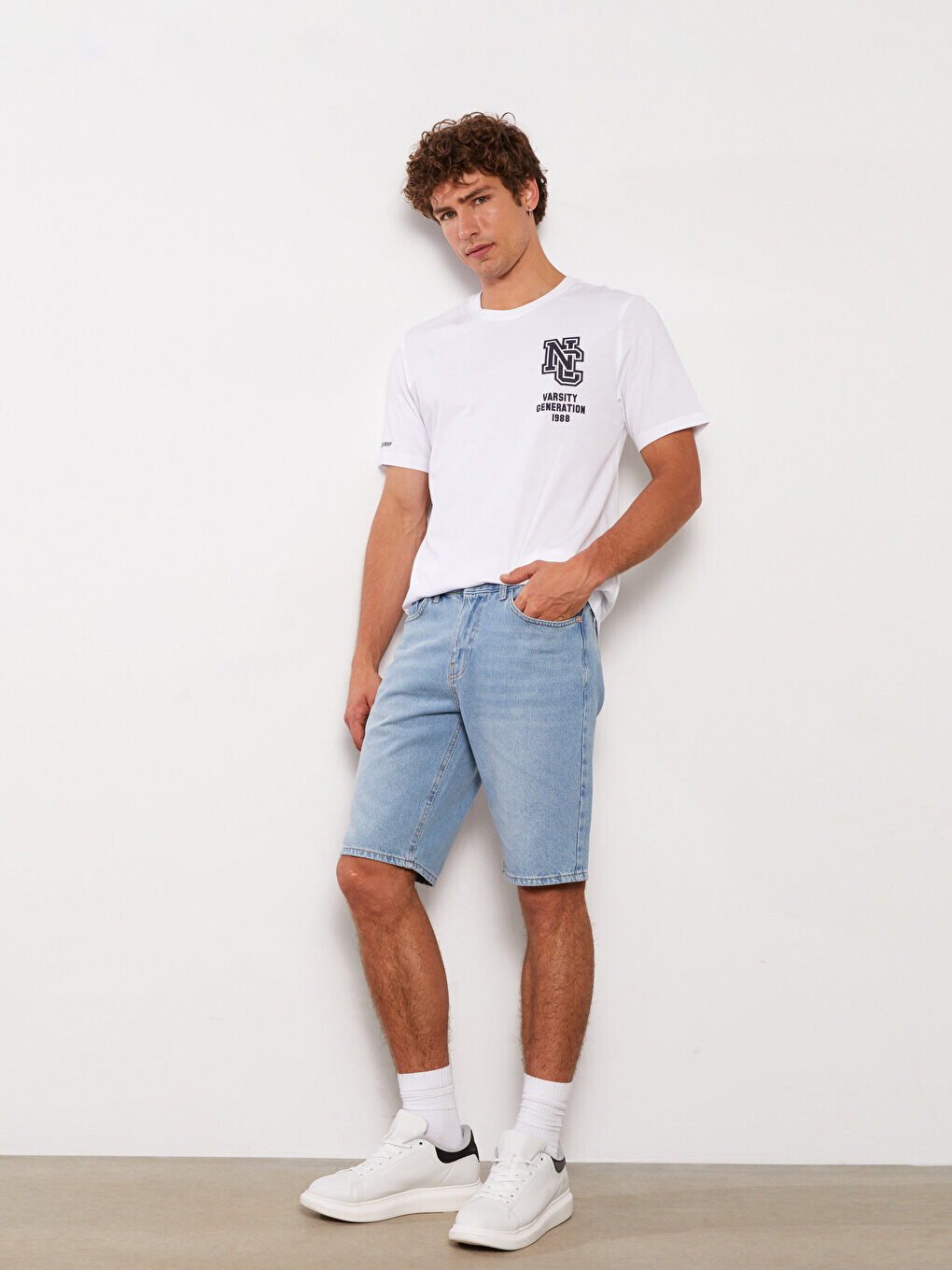 

Мужские джинсовые шорты стандартного кроя LCW Jeans, открытое родео