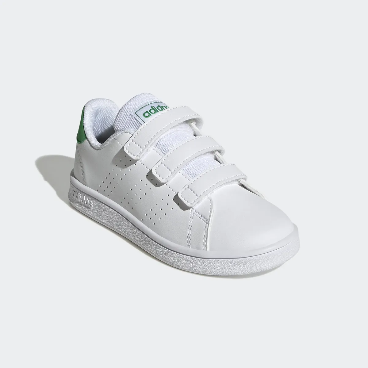 

Кроссовки Adidas Sportswear "ADVANTAGE COURT LIFESTYLE Hook-and-LOOP", дизайн по стопам Adidas Stan Smith, белый