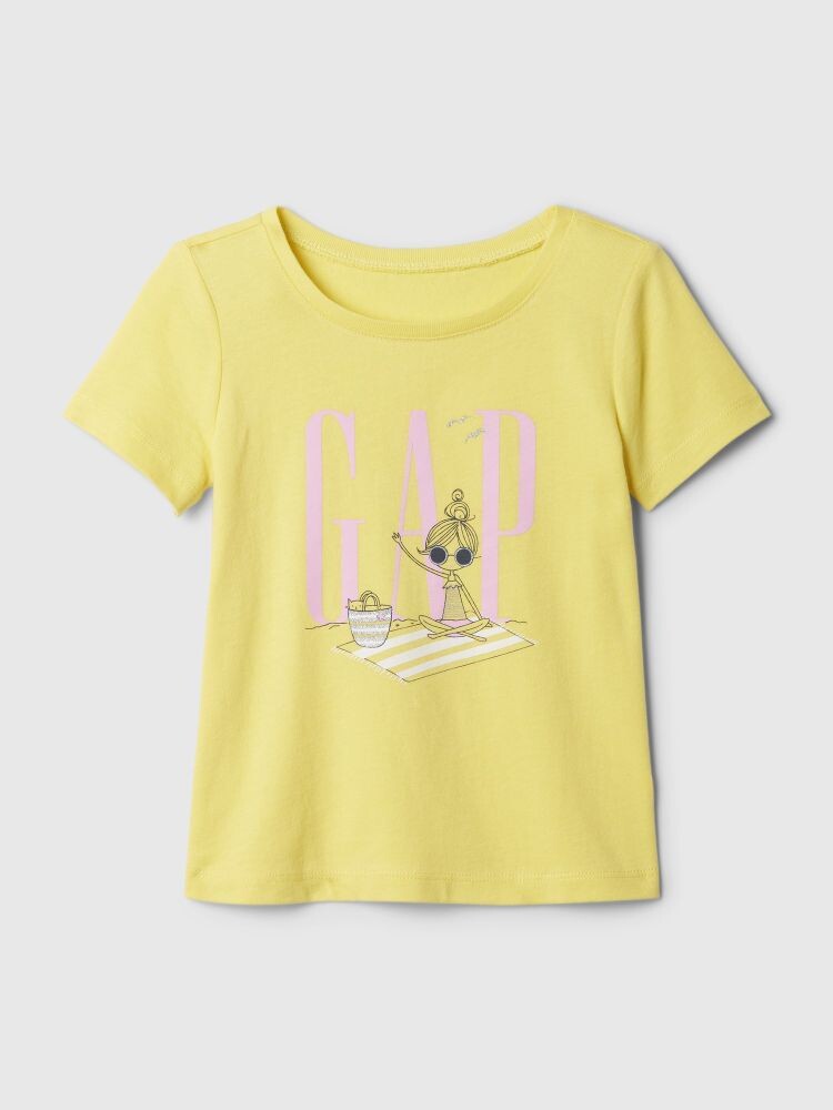 

Футболка с логотипом Gap, желтый
