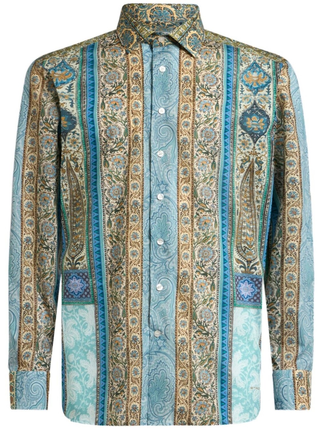 

ETRO рубашка с принтом пейсли, зеленый